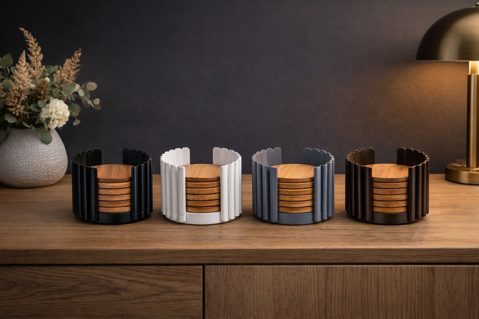 Bierdeckelhalter in mehreren Farbvarianten