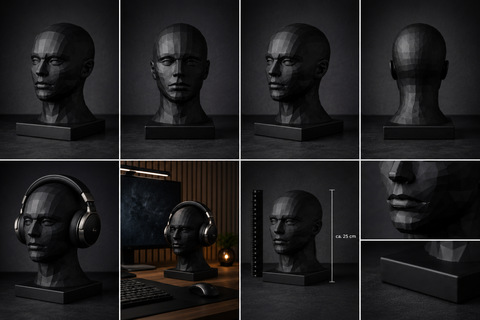 Detailansichten des Luxury Icon Head
