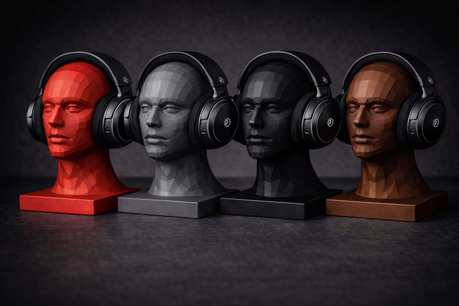 Luxury Icon Head als Kopfh&ouml;rerhalter